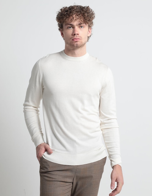 Suéter cuello redondo para hombre 1