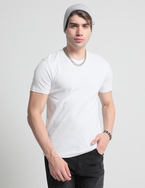 Playera cuello redondo para hombre 1