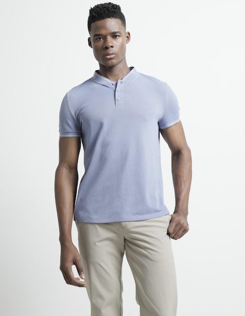 PLAYERA COH25127-01 CO, CH, AZUL ACERO