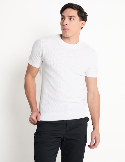 PLAYERA COH25034-02 CONTEMP, G, BLANCO