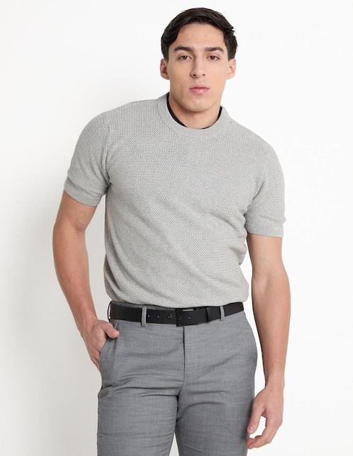 Playera cuello redondo para hombre 1