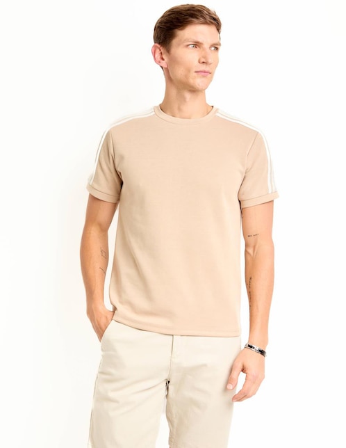 PLAYERA COH25057-09 C, EG, KHAKI CLARO