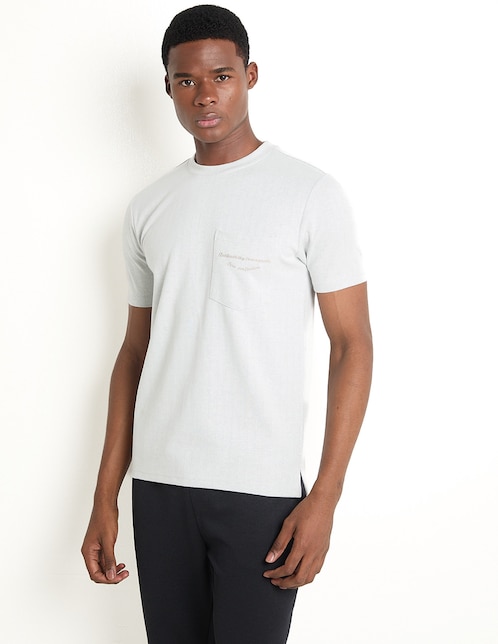 Playera cuello redondo para hombre 1