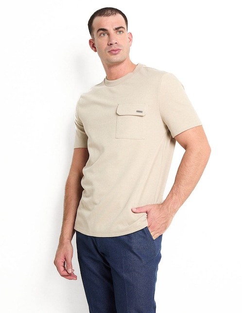 Playera cuello redondo para hombre 1