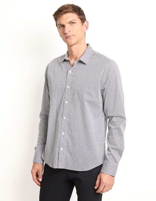 CAMISA COH25134-07 CONTEMPO, CH, NEGRO