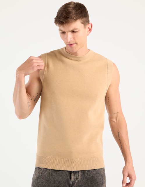 Chaleco tejido para hombre 1