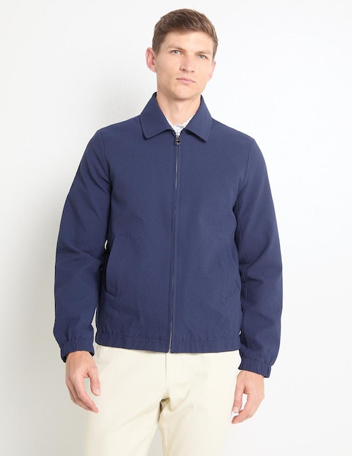 Chamarra casual con bolsillos para hombre 1
