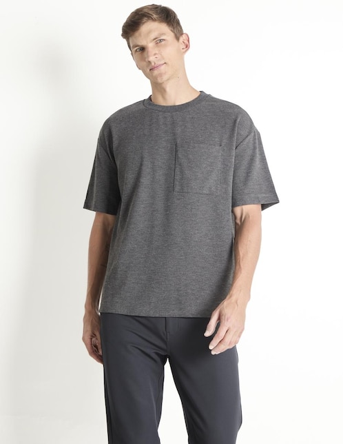 PLAYERA COH25044-10 CONTEMP, CH, NEGRO