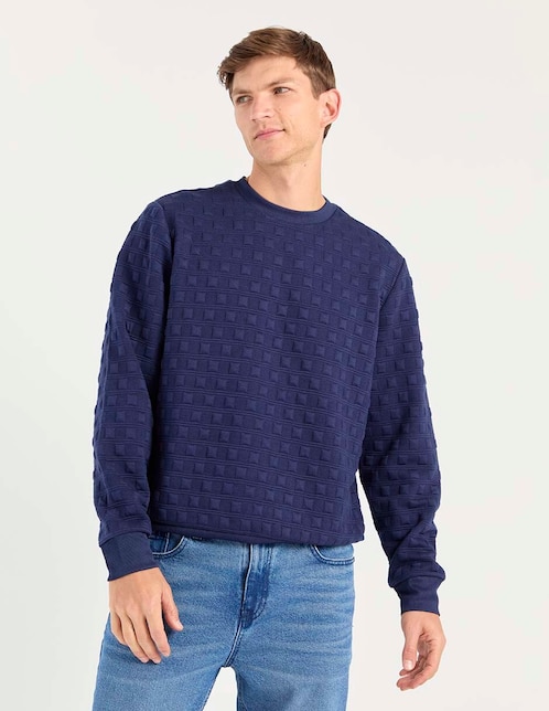 SUDADERA COH25111-11 C, M, AZUL MARINO