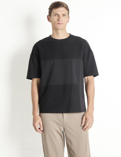 PLAYERA COH25155-11 CONTEMP, CH, NEGRO