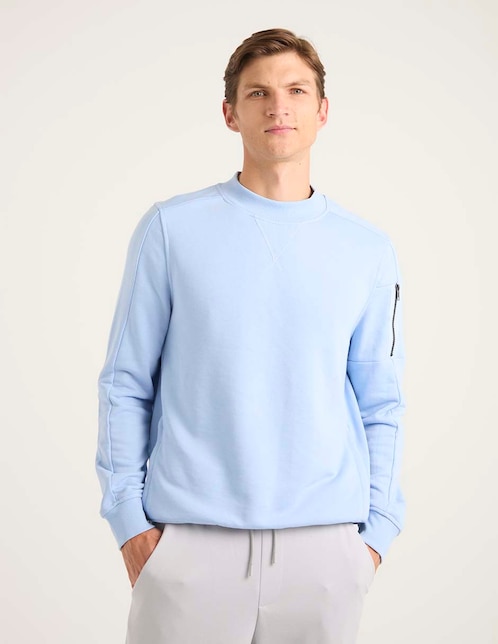 SUDADERA COH25167-07, CH, DENIM CLARO