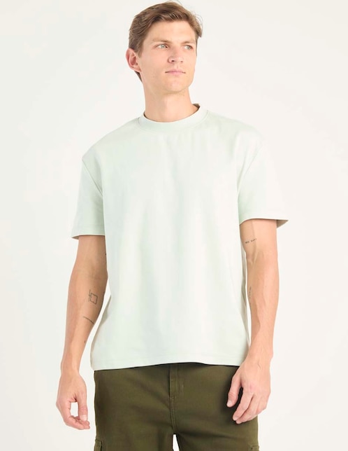Playera cuello redondo para hombre 1