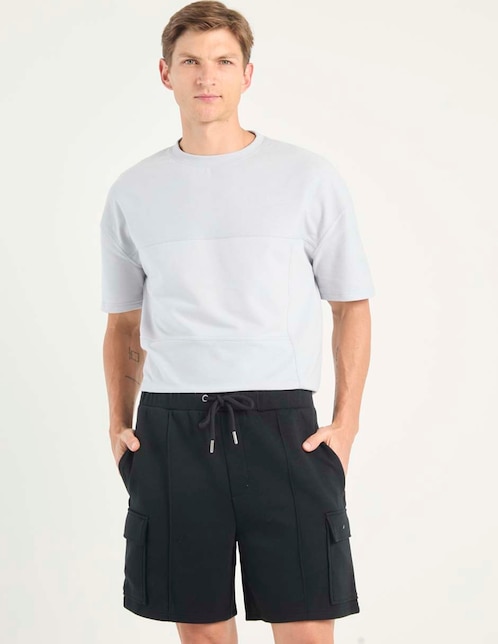 BERMUDA CONTEMPO, CH, NEGRO LISO COH259