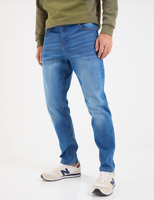 JEANS CONTEMPO, 30, ÍNDIGO DENIM MEDIO