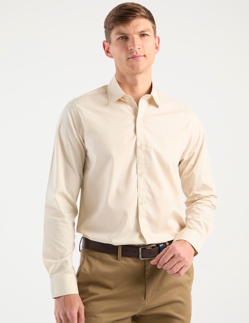 Camisa de vestir manga larga para hombre 1
