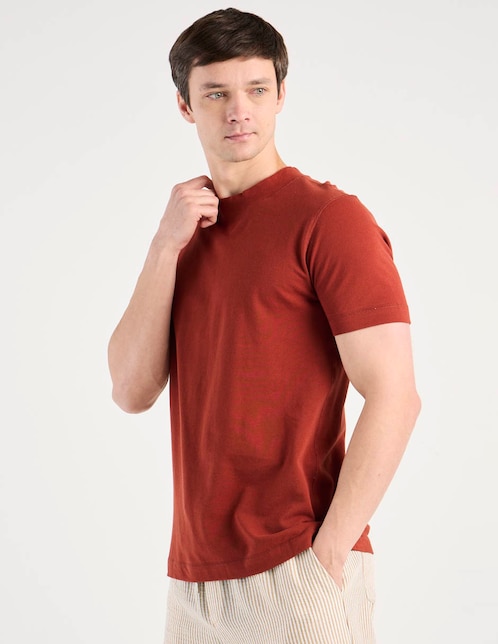 PLAYERA COH26078-5 CONTE, G, TERRACOTA