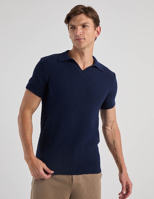 POLO COH26100-6 CONTEM, M, AZUL MARINO