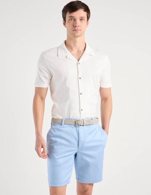 BERMUDA CONTEMPO, 32, DENIM CLARO LISO