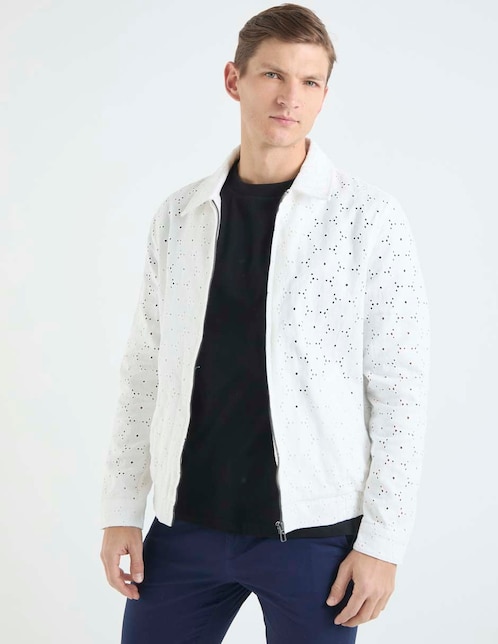 Chamarra Contempo con bolsillos para hombre