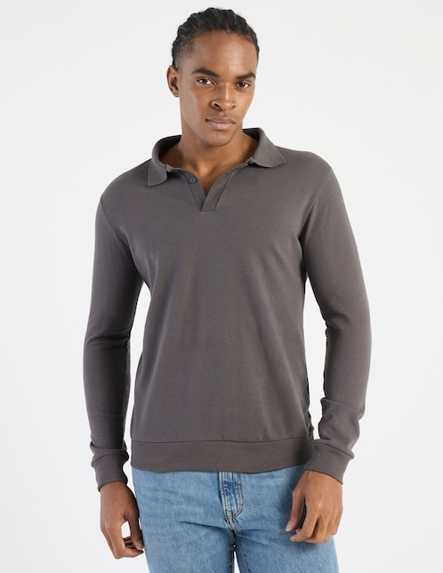 POLO COH25190-10 CON, CH, GRIS OBSCURO