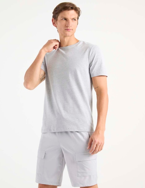 Playera cuello redondo para hombre 1