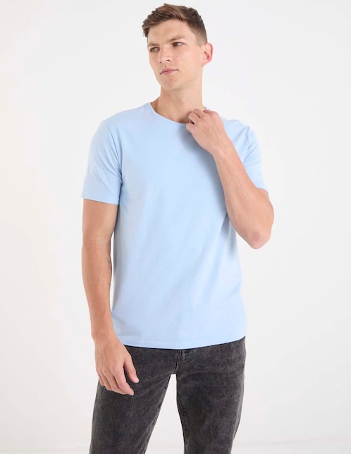 Playera cuello redondo para hombre 1
