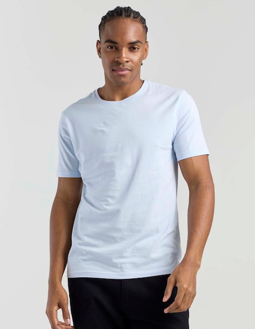 Playera cuello redondo para hombre 1