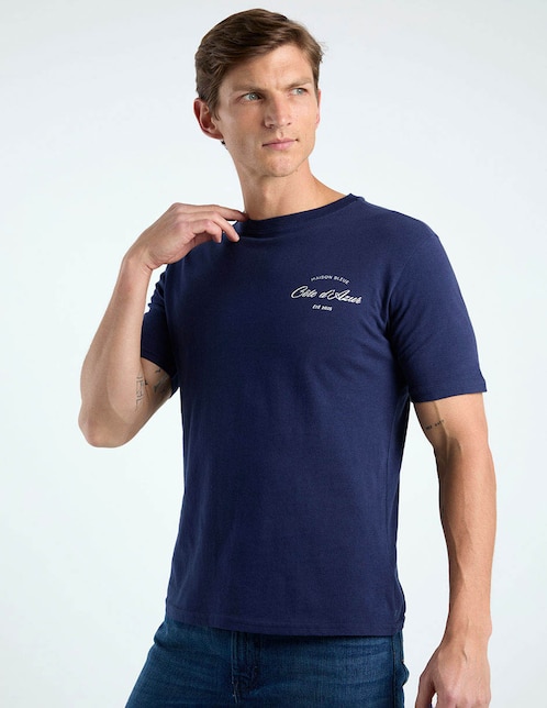 PLAYERA COH26276-3 CON, G, AZUL MARINO