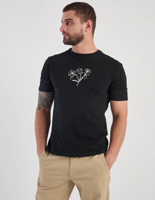 Playera cuello redondo para hombre 1