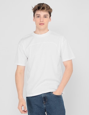 Playera Contempo Cuello Redondo Para Hombre