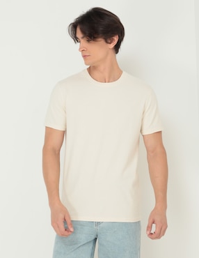 Playera Contempo Cuello Redondo Para Hombre