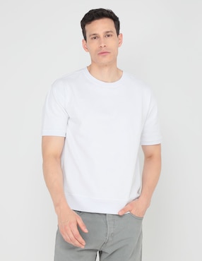 Playera Contempo Cuello Redondo Para Hombre