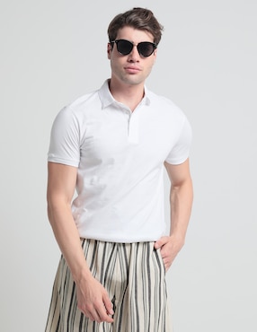 Playera Tipo Polo Contempo Para Hombre