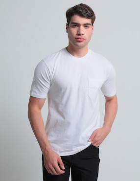 Playera Contempo Cuello Redondo Para Hombre