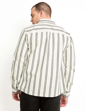 Camisa casual Contempo manga larga para hombre