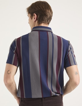 Camisa casual Contempo manga corta para hombre