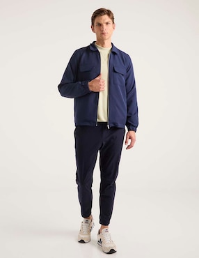 Chamarra bomber Contempo con bolsillos para hombre