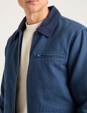 Chamarra casual Contempo con bolsillos para hombre