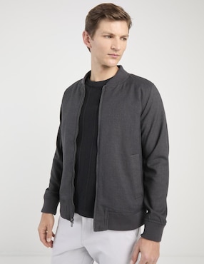 Chamarra tipo bomber Contempo con bolsillos para hombre