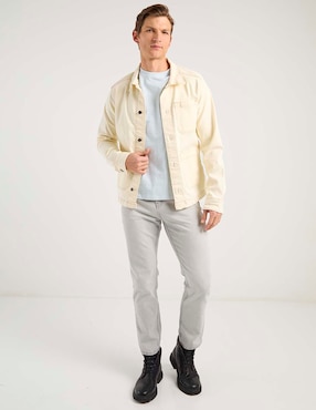 Chamarra denim Contempo de mezclilla para hombre