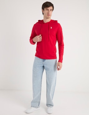 Jeans straight Contempo lavado claro para hombre