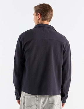 Sobrecamisa casual Contempo de manga larga para hombre
