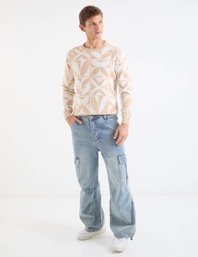 Suéter Contempo cuello redondo para hombre