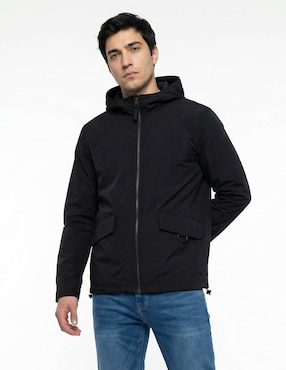 Chamarra casual Contempo con capucha para hombre