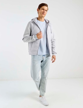 Chamarra casual Contempo capitonada para hombre