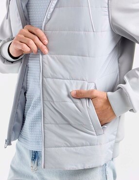 Chamarra casual Contempo capitonada para hombre