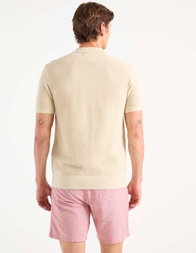 Camisa casual Contempo manga corta para hombre