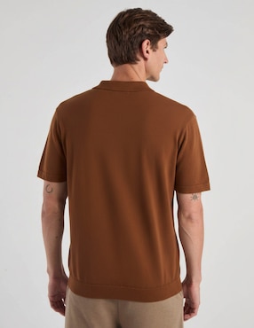 Camisa casual Contempo manga corta para hombre