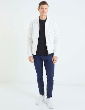 Chamarra Contempo con bolsillos para hombre