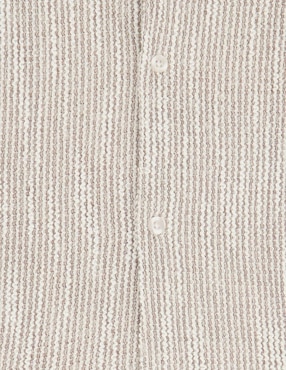 Camisa casual Contempo de algodón manga corta para hombre